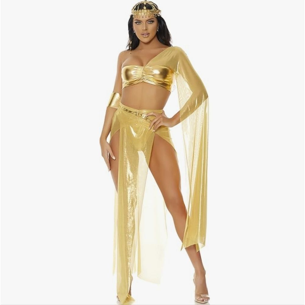 Follow the Ruler Sexy Cleopatra Halloween Costume Women's Size M/L